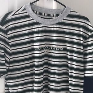 GUESS jeans striped t-shirt